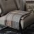 EP Mode 100% Pure Cashmere Throw Blanket for Sofa, Classic Design with Gift Box (Grey Tartan)