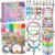 leitait 3400-Piece Charm Bracelet & Jewelry Making Kit (Unicorn/Mermaid)