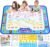 Jasonwell Aqua Water Doodle Mat 40 X 32 Inches Large Magic Drawing Doodling Mat Coloring Mat Educational Toys Christmas Birthday Gifts for Kids Toddler Boys Girls Age 2 3 4 5 6 7 8 Year Old (Alphabet)