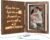 EYITUPC Love Picture Frame with Light, Rotating Couples Picture Frame 4×6 Double Photo Display USB Powered Vintage Wooden Frame, I Love You Gifts Anniversary Photo Frame for Her Him Couples
