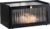 ETMI Black Bread Box for Kitchen Countertop – Large Modern Bamboo Bread Box with Window