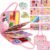 Esjay Toddler Busy Board Montessori Toys for Girls, Sensory Book Educational Activities for Learning Fine Motor Skills, Birthday Gifts for Girls Toddlers, Travel Toys for Airplane Car, Fairy Horse