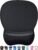 MROCO Ergonomic Mouse Pad with Gel Wrist Rest, 9.4 x 8.1 in, Black | Ergonomic Shape Design for Pain Relief, Cooling Feel Gel Cushioning for Wrist Comfort, Smooth Lycra Surface, Non-Slip PU Base