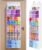 Univivi Hanging Yarn Storage Organizer with 6 Zipper Closure Compartments, Large Capacity Knitting Organizer Storage, Over the Door Hanging Yarn Holder for Knitting Needles, Crochet Hooks(Clear White)