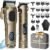 VGRPRO Hair Clippers for Men Professional, Cordless Hair Clippers for Hair Cutting, Mens Clippers and Trimmers Set, Electric Hair Trimmer for Men with Package Case (Gloden)