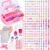 480 Pcs Kids Nails and Glue, Girls Press ons Nail Art Kit with Storage Case, Fake Nails Adhesive, Remover, Stickers, Glitter Cute Stuff Gift for Girls 8-12