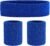 ONUPGO Sweatband Set Sports Headband Wristband Set Sweatbands Terry Cloth Wristband Wrist Sweatband Headbands Moisture Wicking Sweat Absorbing Head Band