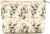 Makeup Pouch Cosmetic Bag for Purse Embroid Daisy Cute Floral Canvas Zipper Pouch Lip Gloss Organizer Travel Daisy Gift for Women