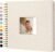 Scrapbook Photo Album Linen Cover, 10 x 10 Inch Hardcover Kraft White Pages Memory Book, for Travel Wedding Guest Book Christmas Baby Shower (20 Sheets/ 40 Pages,Beige)