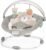 Ingenuity InLighten Baby Bouncer with Light-Up Toy Bar & Tummy-Time Pillow (Nate)