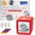 Stickerbox AI Voice-Powered Mini Sticker Maker for Kids – Portable Thermal Inkless Printer with 3 Paper Rolls & 8 Colored Pencils – Ages 5+, Kid-Safe AI Sticker Printer for Screen-Free, Custom Plays