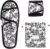 EUXTERPA Women Travel Slippers, Adjustable Ladies Slipper, Lightweight Easy Carry Foldable Travel Slippers with Storage Bag
