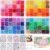 Bracelet Making Kit 96 Colors Pony Beads 3300pcs Friendship Bracelet Kit Rainbow Kandi Beads with Letter and Heart Beads Elastic Threads for Kids Adults Keychain Jewelry Necklace Making
