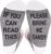 Funny Socks – If You Can Read This Bring Me Food – Novelty Gifts for Women & Men – Red & White Striped Socks