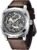 BENYAR Men’s Mechanical Automatic Watch | Leather Strap | Gold Movement | 45mm Skeleton Dial | Water Resistant and Scratch Resistant Stylish Gift