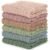 Comfy Cubs Muslin Baby Washcloths 6 Pack – Soft 6-Layer Cotton Wash Cloths for Sensitive Skin – 10″x10″ Large, Gentle, Absorbent Infant Essentials for Newborn and Toddlers – Multicolor