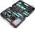 Amazon Basics 142-Piece Household Tool Kit for Home Repair, Hand Tools with Storage Case, 13.39 x 9.25 x 2.95 inch, Turquoise