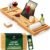 ROYAL CRAFT WOOD Premium Foldable Bathtub Tray Caddy – Wood Bath Tray for Tub, Bamboo Shelf, Expandable Bath Table Trays, Bathtub & Bathroom Accessories for New Home & Mothers, Birthday Gifts for Mom