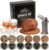 Whiskey Smoker Kit with Torch – 6 Flavors Wood Chips, 2 Glasses & 2 Ice Ball Molds – Old Fashioned Cocktail Smoker Infuser Kit (No Butane)