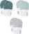 HAPIU Baby No Scratch Mittens Stay On, 100% Cotton Breathable, Adjustable Infant Gloves for Boys Girls, Newborn – 12 M