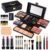 Professional Makeup Kit for Women Full Kit with Mirror 58 Colors All in One Make up Gift Set for Girls Included Eyeshadow,Compact Powder,Blusher,Lipstick,Eyebrow Pencil,Gitter Gel,Eyeliner,Mascara (N)
