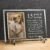 Unique Prints Crystal Glass Photo Frame — 15th Anniversary