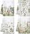 Bencailor 4 Pcs Wild Flower Kitchen Towels Wildflower Floral Hand Dish Towels White Green Leaves Dishcloths Fast Drying Decorative Set Decor Housewarming Gift for Cooking Kitchen Bathroom