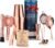 Mixology & Craft Deluxe Copper Cocktail Shaker Set – Weighted Boston Shaker Kit for Bartenders – Includes Japanese Jigger, Muddler, Pourers, Strainers – Perfect for Home Bars and Gifts