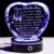 YWHL 10th Anniversary Crystal Heart with LED Base