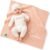 100% Organic Baby Gift Set | Embroidered 100% Cotton Custom Baby Blanket, Rompers and Beanie Set | Personalized Name Baby Shower Gifts