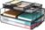 Flexzion 2-Tier Mesh File Organizer with Drawer (Desktop)