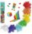 PLUS PLUS 240 Piece Rainbow Mix Tube – Mini Interlocking Building Blocks Set, Stem Toys for Kids – Sensory Bin Fillers/Math Manipulatives Classroom Must Haves Gifts for Boys & Girls