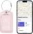 Luggage Tags, Works with Apple Find My, Leather Luggage Tag for Suitcases, Travel Tags, Bag Tag, Suitcase Tag with Privacy Flap, Anti-Lost Smart Luggage Tracker, Travel Essentials, Pink