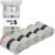 Acteon Microfiber Gym Towels 5 Pack, Quick Dry Silver ION Odor-Free Sweat Towel, Super Absorbent Fast Drying for Men & Women, Workout, Yoga, Running, Hiking, Travel – 16×30.5 Inch