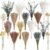 500PCS Dried Pampas Grass Bouquet – Boho Dried Flowers for Vase, White & Brown Pampas, Bunny Tails, Eucalyptus, Wheat & Lavender – Natural Floral Decor for Home, Wedding, Baby Shower &Photoshoot Props