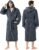 NY Threads Men’s Luxury Plush Fleece Robe