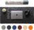 Nordik Leather Desk Mat Cable Organizer – Pebble Black 35 X 17 inch – Premium Mouse Mat – Felt Vegan Leather Desk Pad Protector – Desk Blotter Matt Keyboard – Large Desk Matt for Desktop Computer