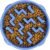 Outward Hound Fun Feeder Slo Bowl – Large 4‑Cup Capacity, Slow Feeding, Medium to Large Dogs, Non‑Slip, Blue, Notch Pattern