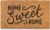 MAINEVENT Home Sweet Home Coir Doormat 30×17 Inch, Welcome Matt Outdoor w/Non-Slip PVC Backing, Outdoor Welcome Mat