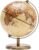 Annova Antique Globe Dia 5.5-inch / 14CM – Educational/Geographic/Modern Desktop Decoration – Stainless Steel Arc and Base – for School, Home, and Office (Antique 5.5“) (Brown-1)