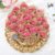 Kingdder 24 Pcs Mini Magnet Dried Flower Bouquets Baby Shower Favors for Guests Rustic Babys Breath Bridal Shower Wedding Baptism Favors with Thank You Cards Return Gifts Wedding Souvenir(Pink)
