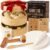 Cooking Gift Set Co. Bamboo Steamer Basket Soup Dumpling Kit – 2 Tier Dumpling Steamer for Cooking with Agar Agar, Roller, Spoon, Liners, Recipes & Step-by-Step Video (6-Piece Set)