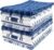 KAF Home Assorted Flat Kitchen Towels – Set of 10, 18 x 28 Inch (Navy)