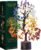 7 Chakra Tree of Life Crystal Tree – Gemstone Healing Tree for Positive Energy, Home Office Crystal Tree Decor, Chakra Crystal Tree Housewarming – Birthday Gifts for Women, Men, Mom, Sister, Friends