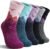 EBMORE 5 Pairs Womens Merino Wool Hiking Socks Thermal Warm Winter Boot Crew Cushion Work Gift Socks